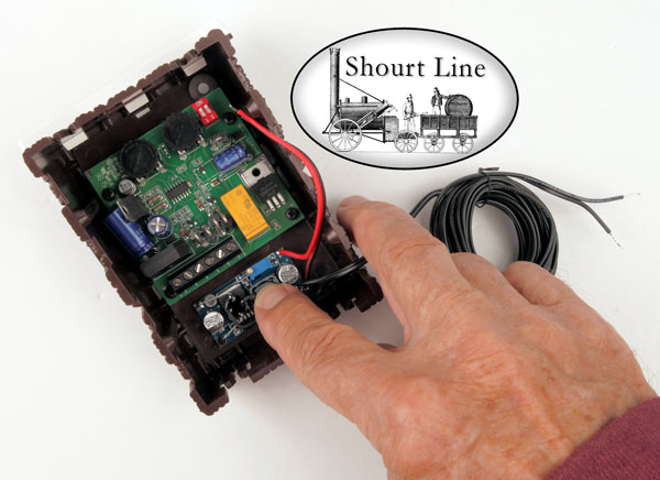 SL8453303 Precision Train Throttle & LED Controller AC,DC or DCC input 10' input, 3" ouput cables +3M pad