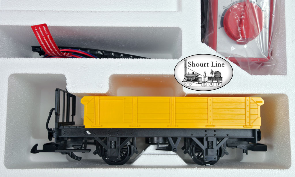 LGB 72503 Construction Site Train Starter Set - Low side gondola in foam box