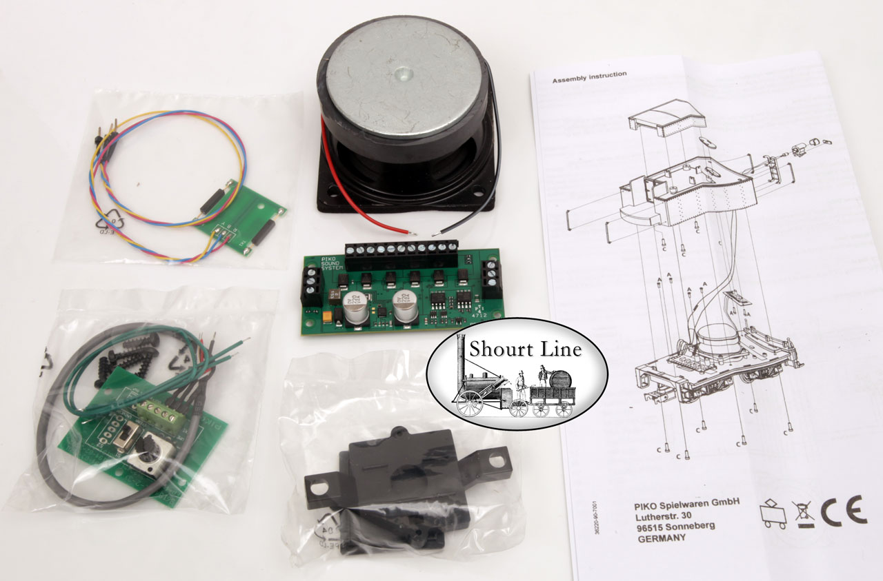 PIKO 36330 Steam Sound Kit for DC Analog & DCC power and control